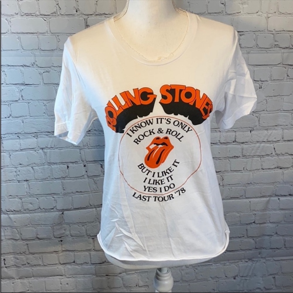 Rolling Stones T-Shirt White-S/M